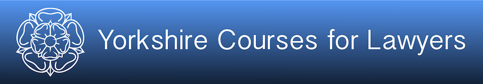 Yorkshire Courses for Lawyers