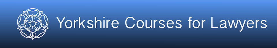 Yorkshire Courses for Lawyers