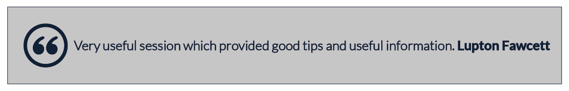 Geoffrey Miller Solicitors Testimonial