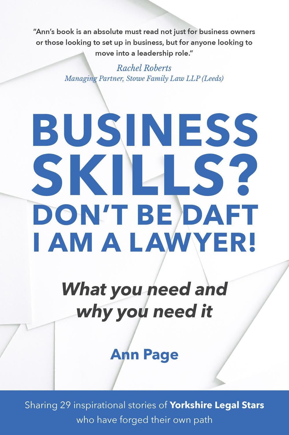 Business Skills? Don't be daft I am a lawyer - must read book for lawyers