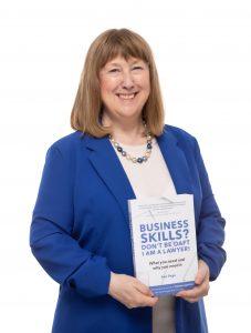 Ann Page with her book Business Skills: Don't be Daft I'm a Lawyer